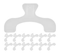 COHEALI 35 Pezzi Clip Trasparenti per Libri in Plastica Riutilizzabili Design Sicuro per Fermare Pagine di Quaderni e Libri per Scuola e Ufficio