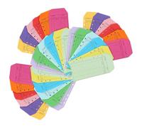 COHEALI 36 Buste Porta Contanti Sicure in Cartoncino Colorato A6, Set da 3 Confezioni per Gestione Budget, Chiusura Sigillante per Deposito Contanti Aziendali e Uso Colore Colore Casuale