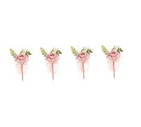 COHEALI 4 Pz penna a sfera per la festa della mothers day muttertagsgeschenke Bouquet duraturo Bouquet stilizzato penna per fiori artificiali penna a fiori plastica rosa