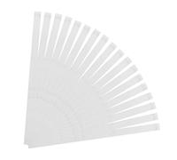 COHEALI 40 Pezzi Strisce Adesive di Rilegatura Supporto a Rete Bianco da 12 Mm in Plastica, Facile da Usare e Rilegatura Sicura per Foto e Album in Ambienti di Stampa e Scuola