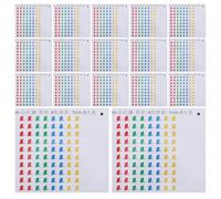 COHEALI 400 Pezzi Etichette Adesive per Mappe in Carta Autoadesive Piccole e Discrete per Marcatura di Località su Mappe per Pianificazione Viaggi e Siti Campeggio