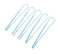 COHEALI 5 Pezzi Utensile per Infilare Cordoncini e Elastici in Plastica Resistente, Compatibile per Cappucci e Pantaloni, per Riparazioni Rapide in Movimento
