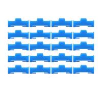 COHEALI 50 Pezzi Clip di Fissaggio Cavo Servo Estensione T-Shape Blu in Plastica