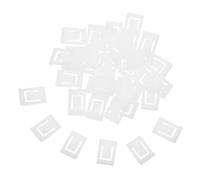 COHEALI 50 Pezzi Limitatore Angolo Cerniera in Plastica per Armadi Angolari Bianco Elevata Sicurezza e Ampia Applicazione per Porte di Cucina e Casa
