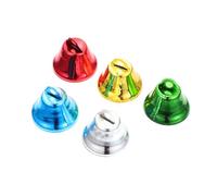 COHEALI 50 Pezzi Mini Campane Colorate per Collari Animali e Decori da Giardino Campanellini Leggeri e Resistenti per Ghirlande e Giochi per Uccelli Pendenti Sonori Vivaci