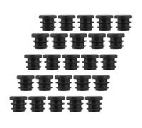 COHEALI 50 Pezzi Tappi per Tubi Rotondi in Plastica Protezioni Antiscivolo per Gambe di Sedie e Mobili Coperture Terminali Resistenti per Pavimenti in Legno e Uso Interno ed Esterno