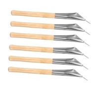 COHEALI 6 Pezzi Penne Batik per e Scultura Argilla Strumenti Versatili per Modellazione Ceramica e su Tessuto per Scuole e Studi Creativi