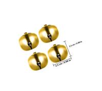 COHEALI 60pezzi Campanelli di Natale Piccoli Artigianali Campanelli Decorativi Multifunzione Portatili per Alberi di Natale Materiali per Artigianato Resistenti