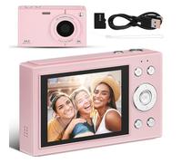 COHEALI 64gb Fotocamera Digitale Compatta con Memoria Connessione Wi-fi e Design Retrò Elegante per Viaggi e Scatti Semplici per Adolescenti e Principianti