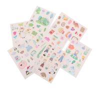 COHEALI 8 Fogli Adesivi Vintage Floreali per Decorazione Custodia Smartphone e Scrapbooking Stickers Botanici Stile Coreano Facili da Applicare e Rimuovere per Diario Planner e Artigianato