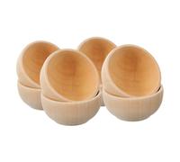 COHEALI 8 Pezzi Mini Ciotole in Legno da Decorazione DIY Contenitori Multiuso per Snack e Artigianato Materiale Legno Liscio e Sicuro per Progetti Creativi e Micro Paesaggi