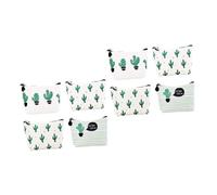 COHEALI 8 Pz Borsa Cactus in Tela Simpatico Portamonete Borsa Porta Chiavi Portafogli Per Bambini Borsa Artigianale Fai Da Te Mini Borsa a Portafoglio Mini Portafoglio Moneta Cambia Borsa