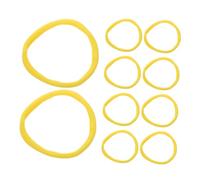 COHEALI 96 Pezzi Elastic Weaving Loom Loops Refill Kit Stretchy Craft Bands for DIY Potholder Bracelet Wallet And Coaster Weaving Projects