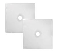 COHEALI Accessori per Bagno 2 Pezzi Piastre Bloccanti Odori per Scopino Wc, Copri-accessori Antimacchia Resistenti e Sostituibili, Mini Copri Scopino per Bagno Contro Odori Sgradevoli