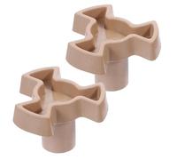 COHEALI Accoppiatore Motore per Microonde 2 Pezzi, Albero Portapiatto Girevole in Plastica, Ricambio per Giradischi Forno a Microonde, Supporto Piatto Rotante per Uso Cucina