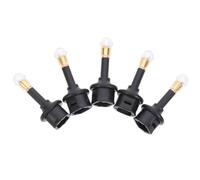 COHEALI Adattatore Audio Ottico Digitale 3,5 Mm Jack Maschio, Connettore Spdif Femmina, Set da 5 Pezzi Nero Compatto per Cuffie e Dispositivi Audio Domestici