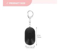 COHEALI Allarme Personale Sicurezza Donne con Luce Led, Allarme di Emergenza 120db Portachiavi Compatto in Abs Resistente, Accessorio Personale e Lavoratori Notturni