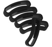 COHEALI Anelli Loop Keeper 5 Pezzi per Cinturino Smartwatch Modello Core, Fibbia Anticaduta Morbida e Leggera, Ricambio Porta Anello per Braccialetto Sportivo Nero, Accessorio