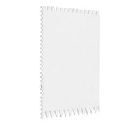 COHEALI Attrezzo in Acciaio Inox per Argilla, Spatola Dentata, Argento | Controllo, Profilo Multi-dente, Design Ergonomico, per Ceramica e Progetti Creativi in Classe