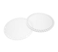 COHEALI Base per Uncinetto Acrilica Trasparente 15 Cm, Set 5 Pezzi per Modellatore Fondo Borsa Fai da Te, Tavola Spessa per Lavori Artigianali e Tessitura Manuale