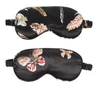 COHEALI Benda Sull'occhio Per Adulti Maschera Per Dormire Elastica 2 Pezzi Viaggio A Casa Maschera Per Occhi Addormentata Leggera Benda Per Dormire La Notte Viaggiare Benda Per Occhiali