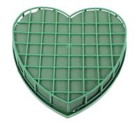 COHEALI Blocchi di Spugna Floreale a Cuore con Ventosa, Fango Vegetale per Composizioni Fai da Te, Base Compatta e Resistente per Decorazioni Auto Matrimonio e Colore Casuale Stile