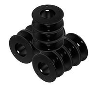 COHEALI Bobine Vuote Compatte 12 Pezzi Supporto per Filo in Plastica per Macchina da Cucire Professionale Accessori Cucito 2.17X2.17X0.79In Bobine Portatili