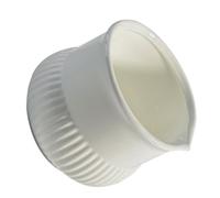 COHEALI Brocca in Ceramica Bianca per Panna e Latte, Versatore Piccolo Becco Sottile per Caffè e Salse, Contenitore Multifunzionale per Uso Cucina e Professionale, Facile da Pulire,