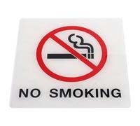 COHEALI Cartello Divieto Fumo in Acrilico Autoadesivo Segnale di Avviso No Smoking per Muri e Vetrine in Aree Pubbliche come Negozi Hotel e Uffici Resistente e Facile da Installare
