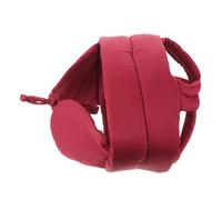 COHEALI Casco Protettivo Regolabile in Cotone Rosso Alta Visibilità e Materiale Traspirante per Anziani e Adulti, Cappello Morbido Antiurto per Attività Quotidiane