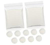 COHEALI Cemento per Mini Case in Amido di Mais Bianco Alta Resistenza e Texture Realistica per Mattoncini in Miniatura per Riparazione Case delle Bambole