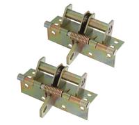 COHEALI Cerniere a Molla Chiusura Automatica e Ammortizzatore 90° per Armadietti e Mobili da Cucina Set 2 Pezzi in Metallo Dorato Cerniere per Porte Silenziose e Regolabili per Casa e