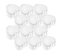 COHEALI Chiusure per Orecchini Design Unico 20 in Silicone a Forma di Cuore, Fermo per Orecchini Adatti per Quotidiano e Occasioni Speciali