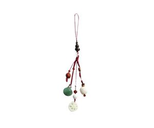 COHEALI Ciondolo per Cellulare Pendente in Stile Cinese Decorazioni per Borse Accessori per Catene per Cellulari Decorazioni Pendenti Ciondoli Cinesi Appesi Ciondolo Bodhi Lotus
