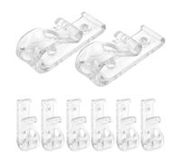 COHEALI Clip per Tende a Rullo Trasparenti 8 Pezzi Kit di Sicurezza per Cordini Tende Ganci Accessori Resistenti e Tapparelle Protezione per Casa