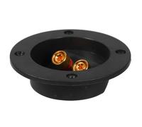 COHEALI Connettore per Cassa Altoparlante Tondo 62mm in Rame Oro
