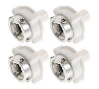 COHEALI Connettore per Lavatrice 4 Pezzi Adattatore Ingresso Acqua in Metallo e Plastica Raccordo Tubo Flessibile Montaggio Rapido e Tenuta Stagna per Uso Interno ed Esterno