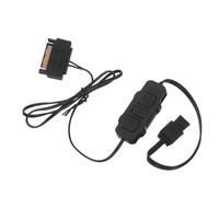 COHEALI Controller Rgb Argb Mini con Alimentazione da Connettore Molex Regolatore Velocità Ventola e Sincronizzazione Luci per PC Desktop DIY Compatibile con Controller LED Indirizzabili