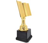 COHEALI Coppa Premio di Lettura in Plastica Oro per Piccoli Amici, Premio Pratico e Decorativo per Case e Biblioteche