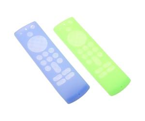 COHEALI Custodia in Silicone Antiurto per Telecomando 3rd Gen 2021, Set 2 Pezzi Luminosi Verde e Azzurro, Protezione Grip Antiscivolo e Accesso Facilitato per Tv