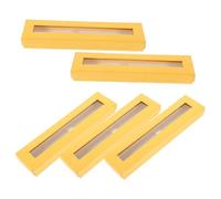 COHEALI Custodia Per Penna Stilografica 5 Pezzi Scatole Per Penne Custodia Per Carta Vuota Finestra Per Uso Quotidiano Condivisione