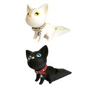 COHEALI Fermaporta di Protezione per Piccoli in Gomma Morbida, Cuneo Paracolpi a Forma di Gatto, Set da 2 Pezzi, Protezione Anti-pizzicamento per Porte, Accessorio per Tutela Domestica