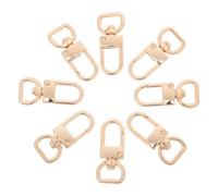 COHEALI Fibbia per Collare per Cani 10 Pezzi 1/2 Pollice in Metallo Resistente Moschettone per Cordino Clip di Fissaggio Cintura Hardware per Borse Fai da Te Uso Esterno e Viaggi