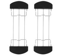 COHEALI Griglia Scaldapane in Acciaio Inox 2 Pezzi, Portapane per Tostare e Riscaldare, Supporto per Fette di Pane per Uso Cucina e Buffet, Superficie Liscia Facile da Pulire, Dimensioni