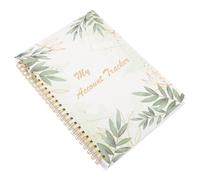 COHEALI Libro di Controllo Finanziario Portatile, Registro Assegni e Libro Mastro Contabile per Gestione Spese e Monitoraggio Budget, Organizer di Registri Bancari per Ufficio e Uso