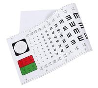 COHEALI Logaritmica Tabella Degli Occhi Tabella Di Parete Standard Per Bambini A Casa Del Fumetto Di Prova Di Scuola Tabella Di Prova Per Adulti Tabella Di Test Visivo Appeso A