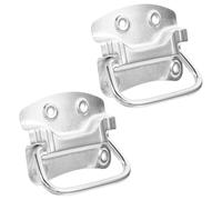 COHEALI Maniglia ad Anello in Ferro 2 Pezzi 90×75 Mm per Bidone della Spazzatura e Cassetta degli Attrezzi, Maniglia di Ricambio Versatile Installazione Semplice per Porte, Cassapanche