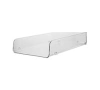 COHEALI Organizer Frigorifero Impilabile Trasparente Divisore per Mensole Ottimizza Spazio per Carne Verdure e Avanzi Separatore Versatile Multilivello per Frigo e Freezer