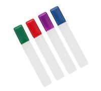 COHEALI Organizer per Ferri da Maglia in Plastica Trasparente, Set da 4 Tubi Porta Aghi da Cucito Colorati, Custodia Verticale per Stoccaggio Maglieria, Accessorio per Lavori