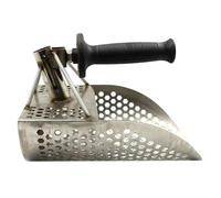 COHEALI Paletta per Sabbia in Acciaio Inox per Metal Detector, Pala da Setaccio Robusta per Ricerca in Spiaggia e Attrezzo da Giardino Multifunzione Impugnatura Ergonomica